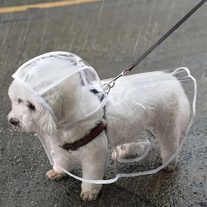 Transparent Dog Raincoat – Waterproof Outdoor Jacket for Small & Medium Dogs