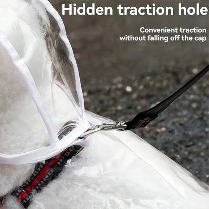 Transparent Dog Raincoat – Waterproof Outdoor Jacket for Small & Medium Dogs